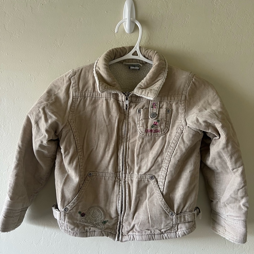 OshKosh‎ B'gosh Vintage Tan Kids Corduroy Jacket